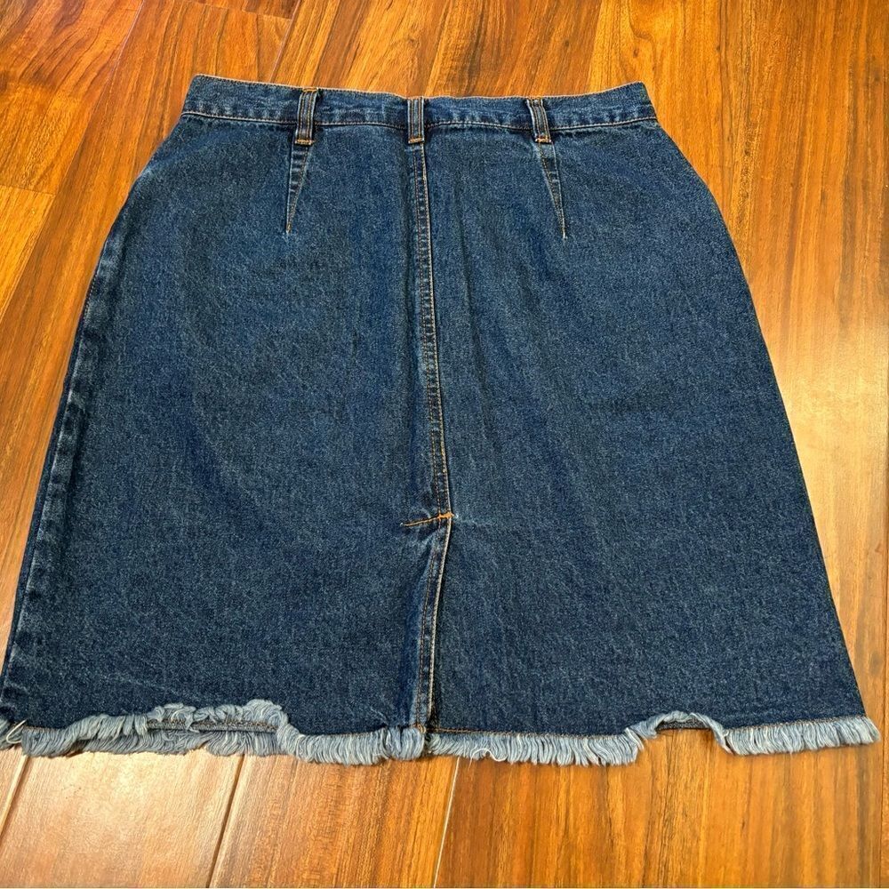 Bill Blass Jeans Vintage denim jean skirt - Picture 2 of 5